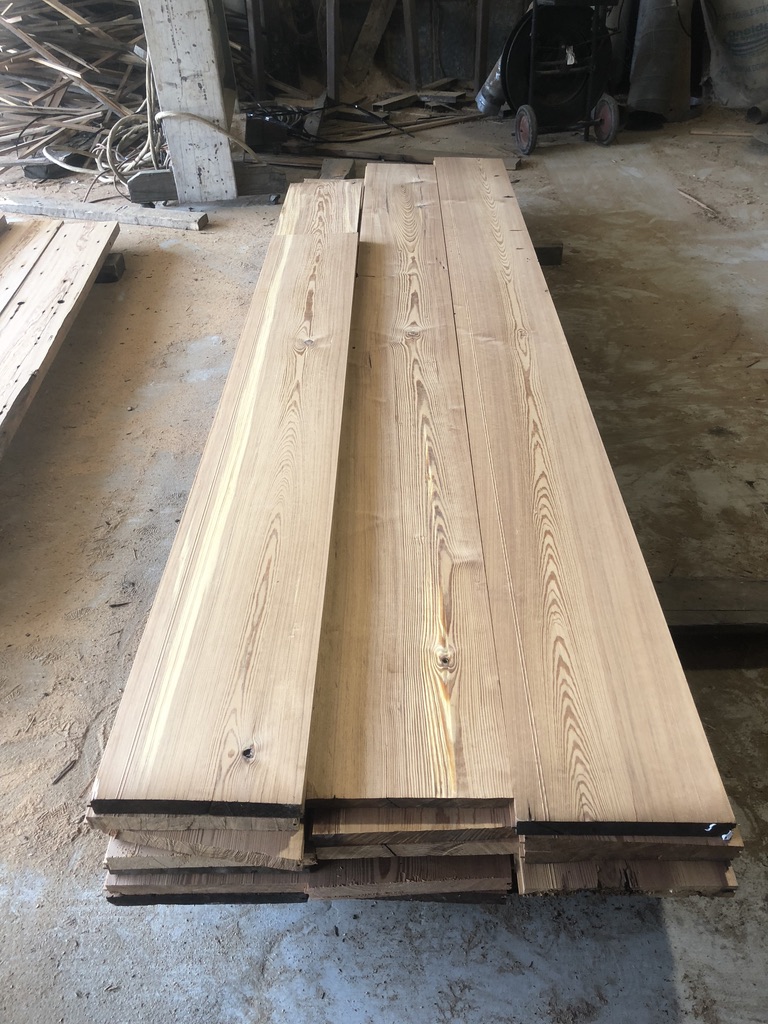 Wide plank Heart Pine